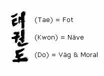 TaeKwon-Do betyder Fotens & Nävens Väg